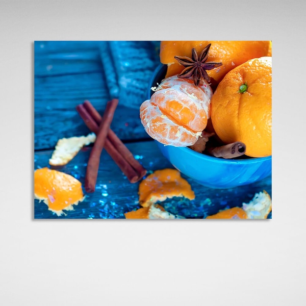 Картина на холсте для кухни Цитрус, 30х40 см, Холст полиэстеровый
