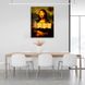 Картина на холсте на стену в офис для мотивации Мона Лиза со слитками золота, 30х40 см, Холст полиэстеровый